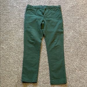 Todd Snyder Forest Green Chinos
